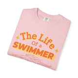 Swimmer T-Shirt — "The Life of a Swimmer" Retro Aquatic Tee