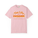 Swimmer T-Shirt — "The Life of a Swimmer" Retro Aquatic Tee