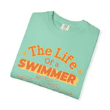 Swimmer T-Shirt — "The Life of a Swimmer" Retro Aquatic Tee
