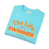 Swimmer T-Shirt — "The Life of a Swimmer" Retro Aquatic Tee