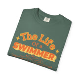 Swimmer T-Shirt — "The Life of a Swimmer" Retro Aquatic Tee