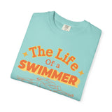 Swimmer T-Shirt — "The Life of a Swimmer" Retro Aquatic Tee