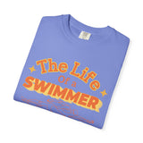 Swimmer T-Shirt — "The Life of a Swimmer" Retro Aquatic Tee