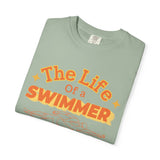 Swimmer T-Shirt — "The Life of a Swimmer" Retro Aquatic Tee