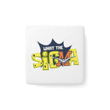 Porcelain Magnet — "What The Sigma" Magnet